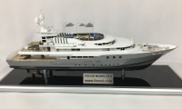 custom made model of 55m superyacht